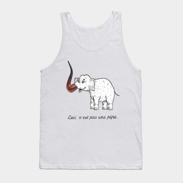 Elephant Pipe Tank Top by metlitskiy